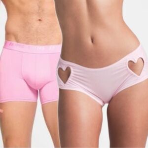 SKIMS His & Hers Valentines Day Undies Set, so cute on you both! ;)